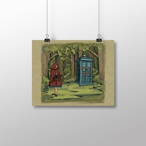Geeky Home Decor -Big, Bad Wolf Small Print
