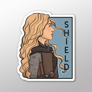 Individueel gestanst - schild - She Series-sticker