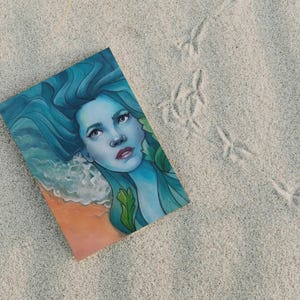 Die Sirene Grußkarte