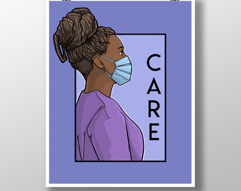 Care - Pandemic Heroes Medium Print