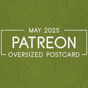 Cartão postal do Patreon de maio de 2025