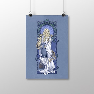 Galadriel Nouveau Small Print (Item 03-016-AA)