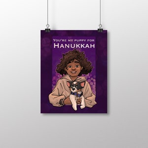 Puppy for Hanukah Small Print