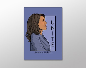 Unite - Kamala Harris - She Series Postcard