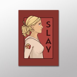 Geeky Home Decor - Slay- She Serie Postkarte