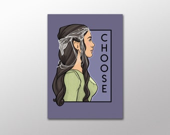 Choose - She Series Postcard