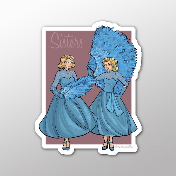 Individual Die Cut Sisters sticker (Item 01-306)