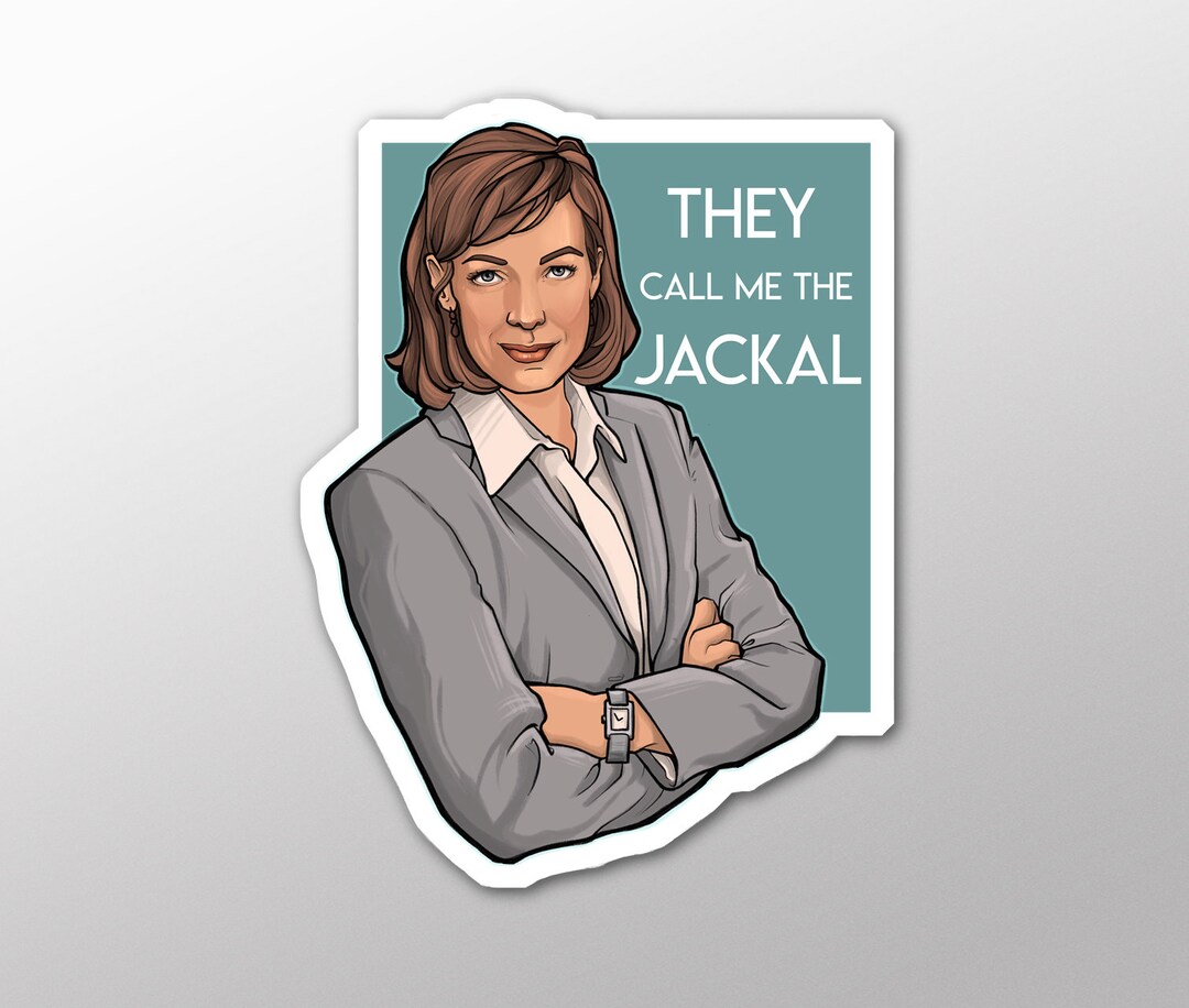 Jackal Sticker They Call Me the Jackal Sticker - Etsy