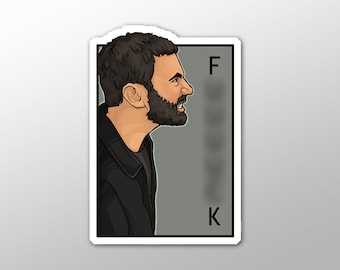 Individual Die Cut  - F*#* - He series sticker (Item 01-733)