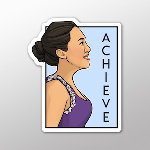 Individual Die Cut - Achieve - Michelle Kwan - She Series Sticker