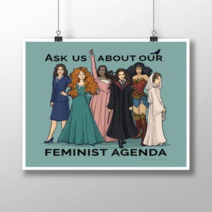 Feminist Agenda - Medium Print