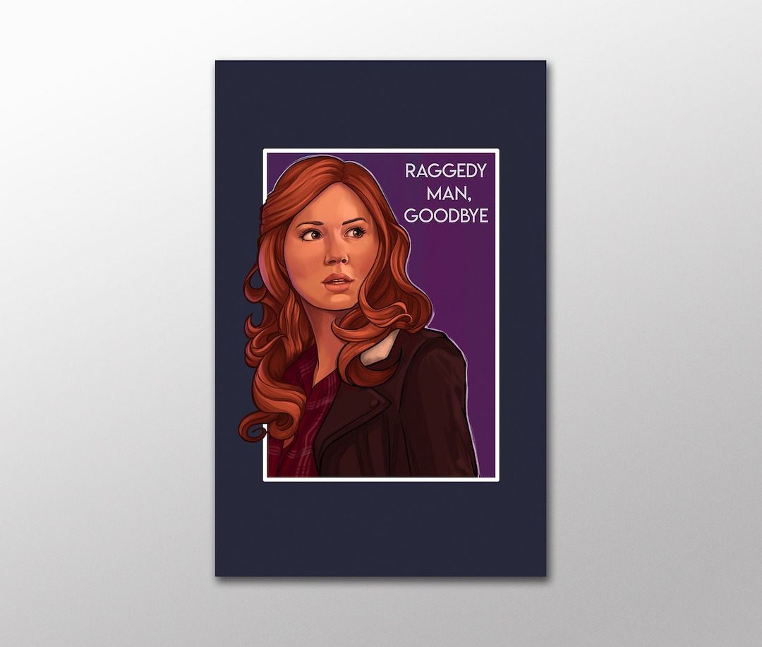 Raggedy Man, Goodbye - She Series Postcard - Etsy