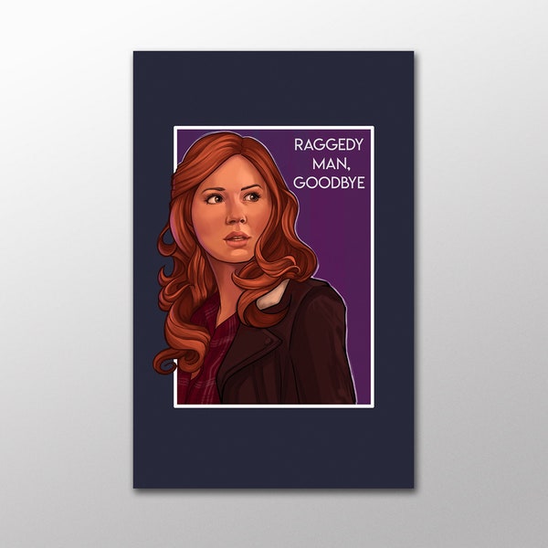 Raggedy Man, Goodbye - She Series Postcard