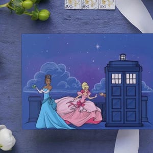Carte postale La princesse et le docteur