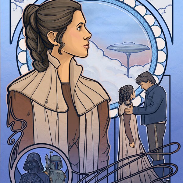 Cloud City Nouveau - Artist Proof - Print
