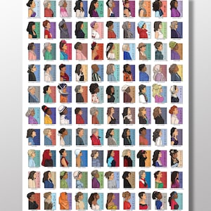 Serie She - Colección definitiva de pósters collage de mujeres reales