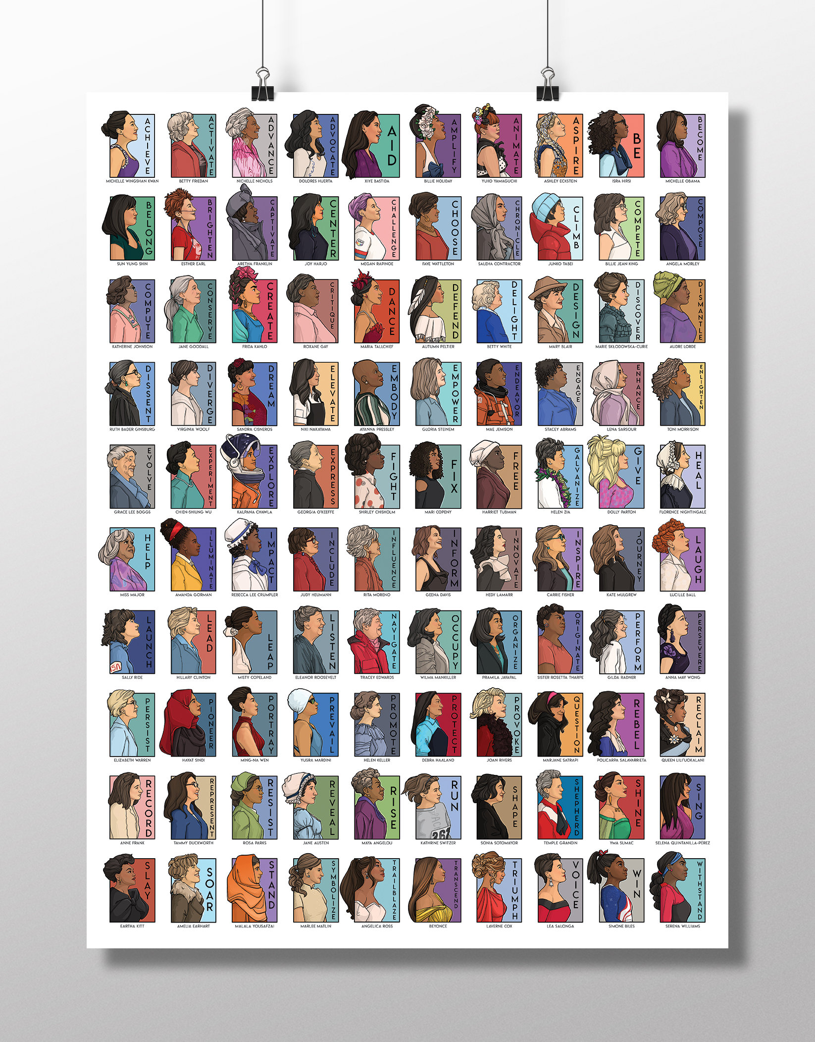 She Series -Ultimate Real Women Collection Collage Poster