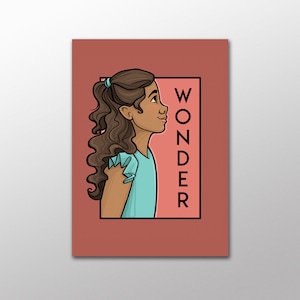 Wonder- She Series Girl Postal