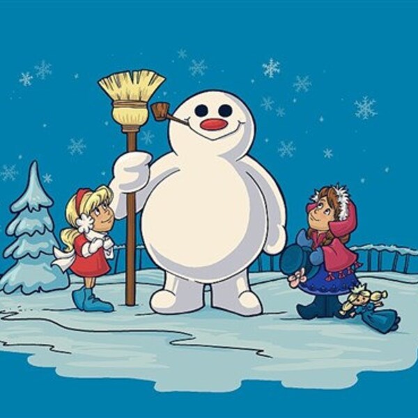 Let's Build A Snowman Medium Print (Item 03-064-BB)