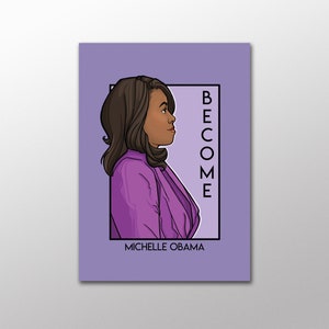 Become - Michelle Barobama - She Serie Postkarte