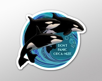 Orca-nize Orca sticker