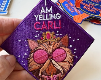 I AM YELLING CARL Patch