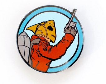 Rocket Man Pin