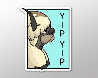 Geeky Laptop Decal - Yip Yip - Sidekicks Series Sticker