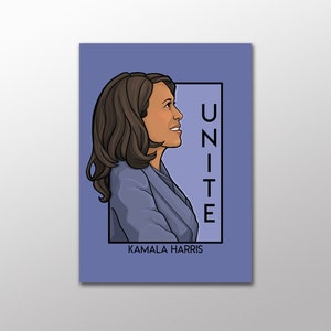 Cartão Postal Unite - Kamala Harris - She Series