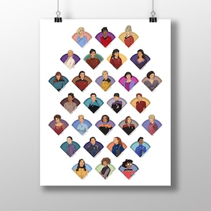 Geeky Home Decor - WOST Collage - Medium Print
