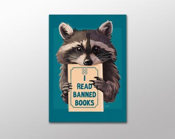 Eu li livros proibidos - Cartão-postal