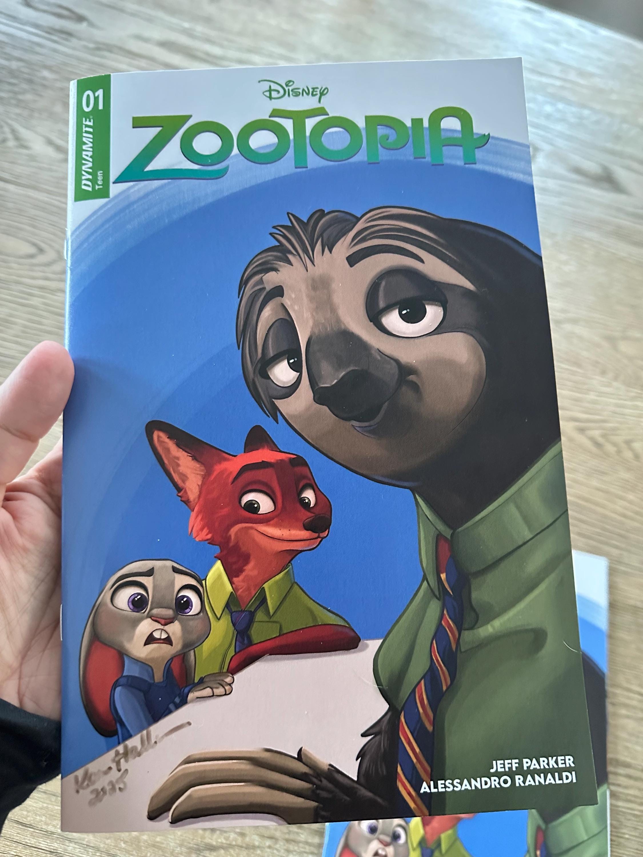 Zootopia Issue #1 - Exclusive Comic With Cover Created by Karen