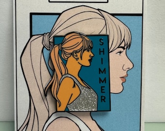 Shimmer - She Series Pin