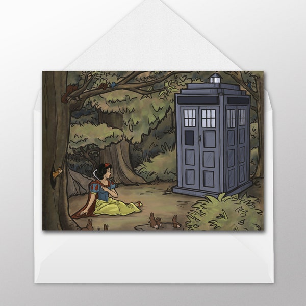 Escape the Dark Forest Postcard