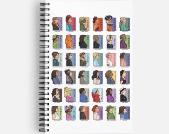Spiral Notebook - She Series 36 Real Women Collage Cover Design