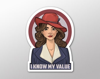 Laptop Sticker -  I Know My Value sticker