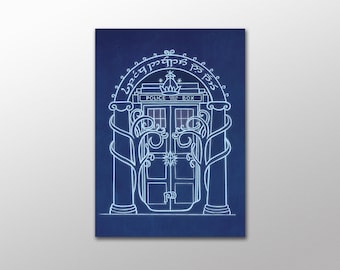 Speak Doctor and Enter - Postcard