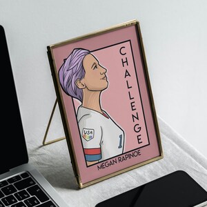 Carte postale Défi - Megan Rapinoe - Série She