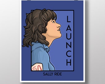 Launch - Sally Ride - She Series Medium Print