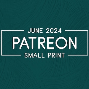Carte postale Patreon de juin