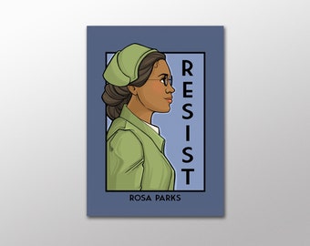 Resist - Rosa Parks - She Series Postcard