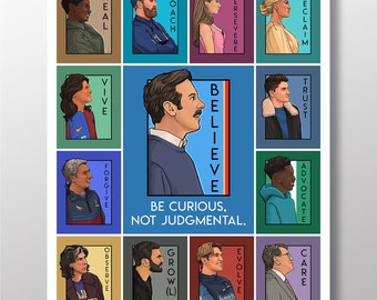 Be Curious, Not Judgemental - Large Print