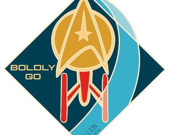 Boldly Go sticker