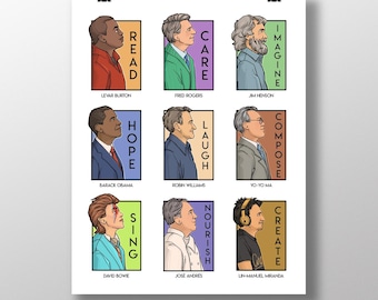 He Series Collage - Version One - Medium Print