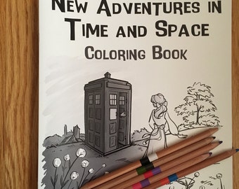 New Adventures In Time And Space Coloring Book  (Item 12-375)
