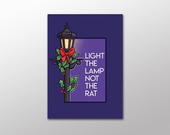 Light the Lamp Postcard