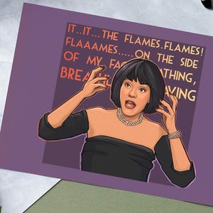 Llamas - Postal de gran tamaño