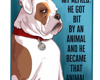 Bulldog sticker