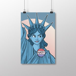 Nasty Lady Liberty Small Print (Item 03-374-AA)