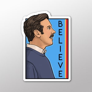 Individual Die Cut  - Believe - He series sticker (Item 01-730)